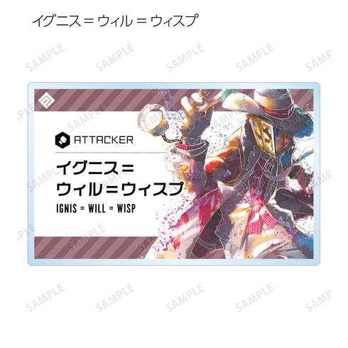 『#コンパス 戦闘摂理解析システム』トレーディング Ani-Art aqua label アクリルネームプレート ver.A(全9種) BOX